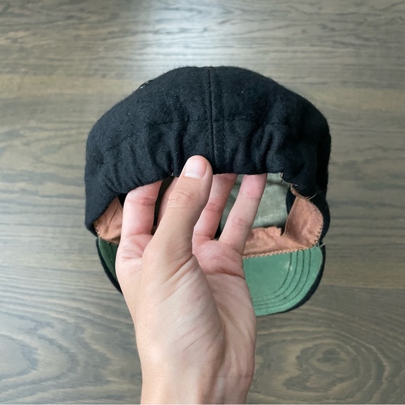 New York Yankees Rare Vintage 1970s Authentic Black Wool Baseball Hat Cap - Picture 6 of 8